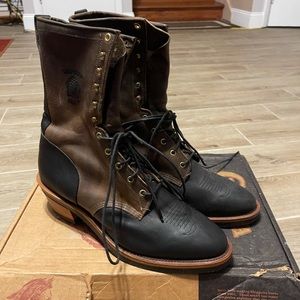 Chippewa BALCK/BAY Crazy Horse Packer style 29408